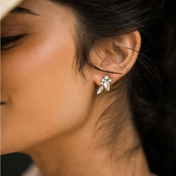 Olive + Piper Azura Studs - Ox Gold - Picture 2 of 5